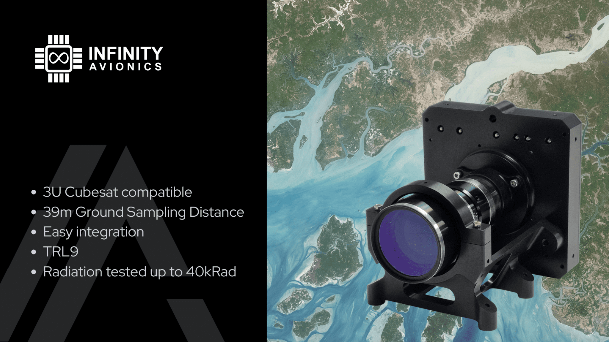 Wide-Swath Camera for Earth Observation: The Lynx4MP-70 | Infinity Avionics